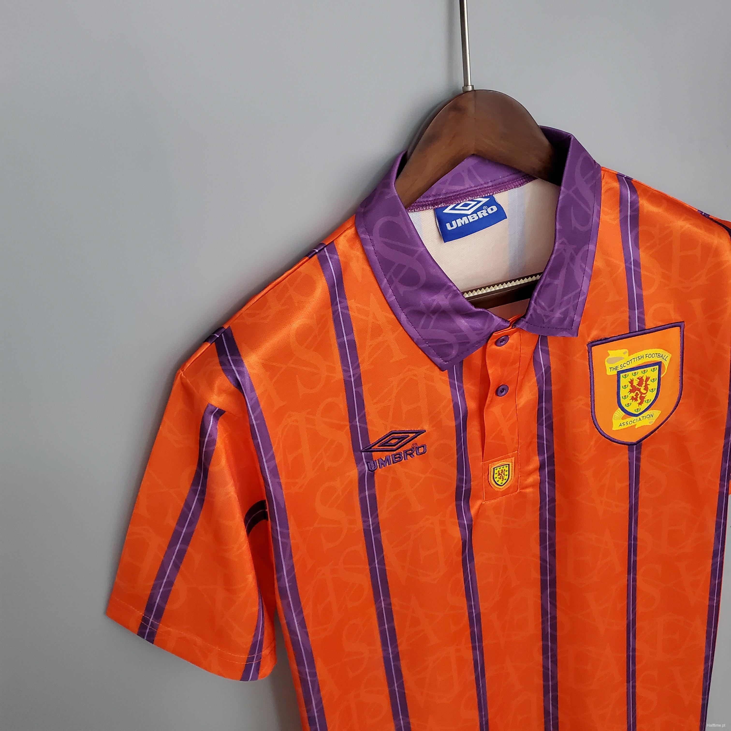 Retro Scotland 1994 away Soccer Jersey