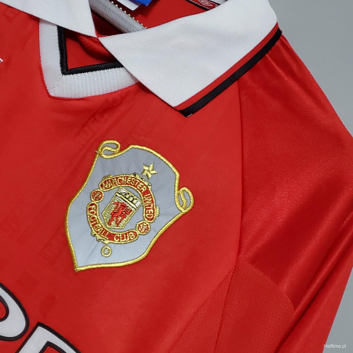 MANCHESTER UNITED CHAMPIONS LEAGUE 1999 FOOTBALL SHIRT