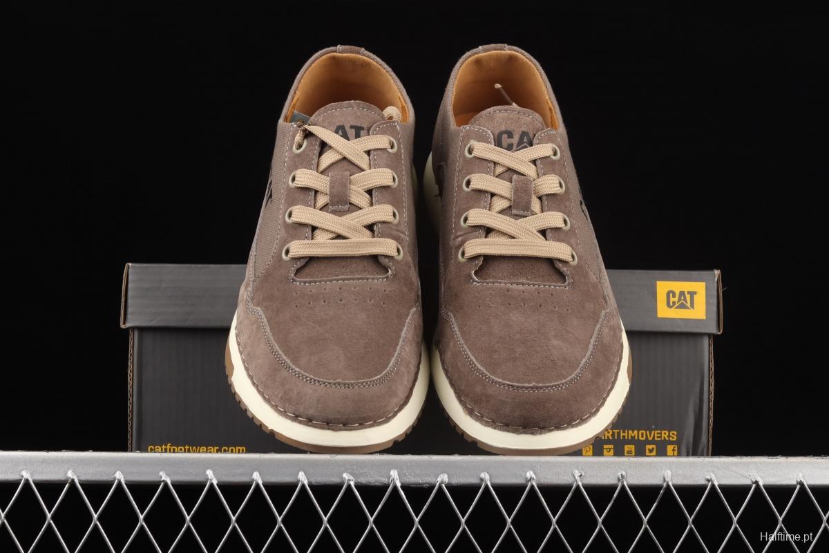 CAT FOOTWEAR/ CAT Carter 21SS autumn new vintage fashion shoes series leisure board shoes P720536 light coffee