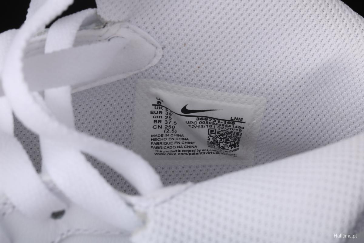 NIKE Air Force 1x 07 2019 all white medium top leisure sports board shoes 366731-100