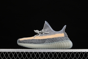 Adidas Yeezy 350 Boost V2 Ash Blue GY7657 Darth Coconut 350 second generation hollowed-out water wash tannin color BASF Boost original