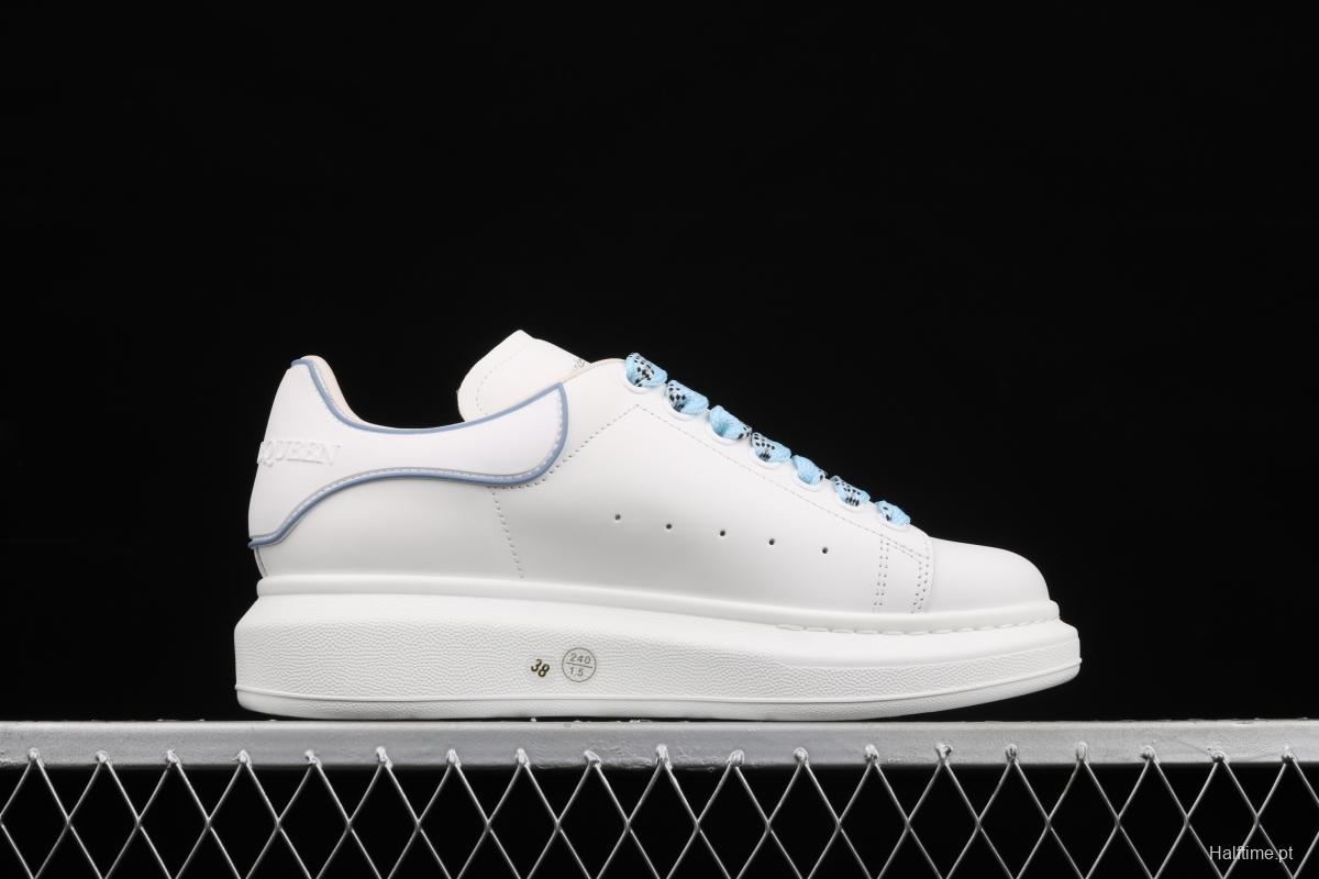 Alexander McQueen white and blue gel drop