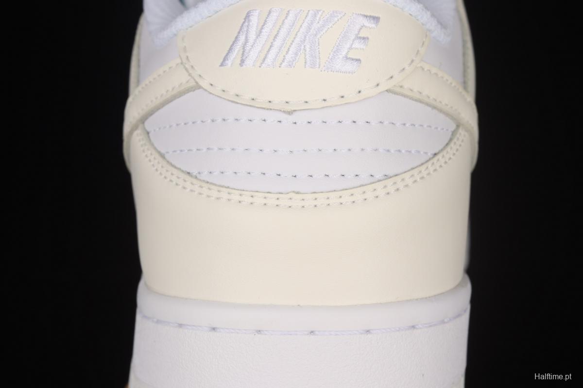 NIKE DUNK Low Next Nature sea salt cream white SB crushed backboard low upper board shoes DD1873-101