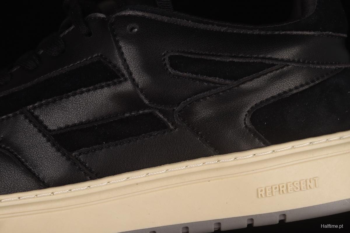 Represent Reptor Low Pharaoh's same series board shoes are black