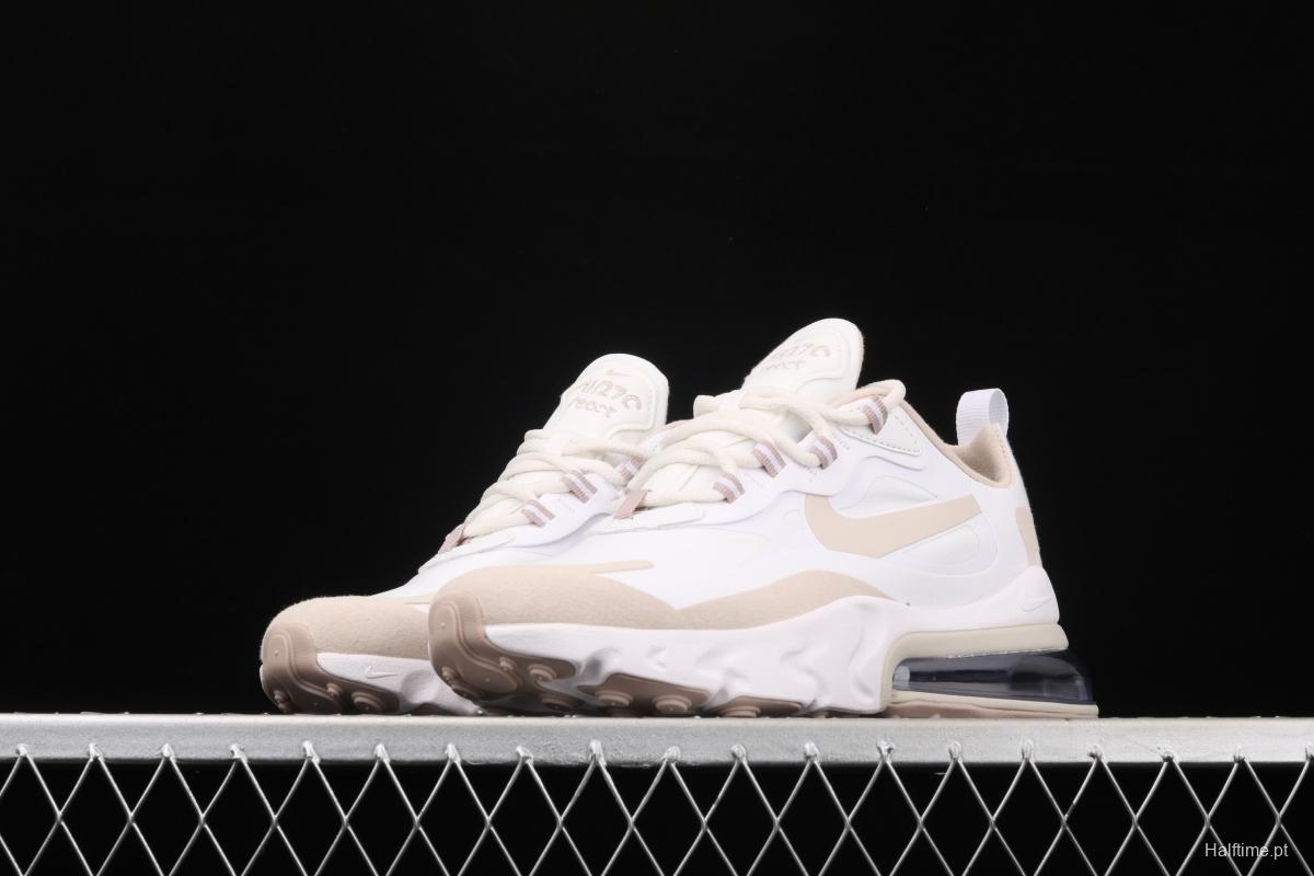 NIKE Air Max 270React new high-frequency mesh hollowing out function half-palm air cushion running shoes CJ0619-102