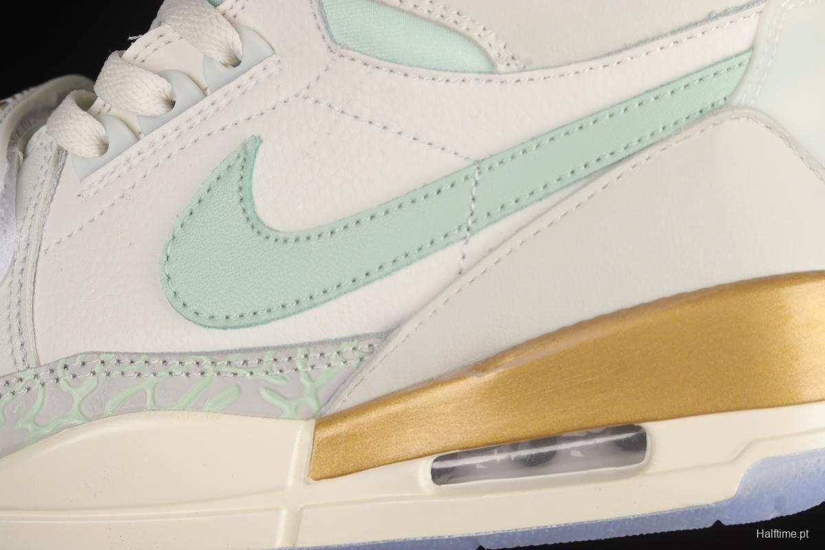 Air Jordan Legacy 312 Top Quality Mint Green Color Matching Velcro 3-in-1 Sneakers DR8486-131