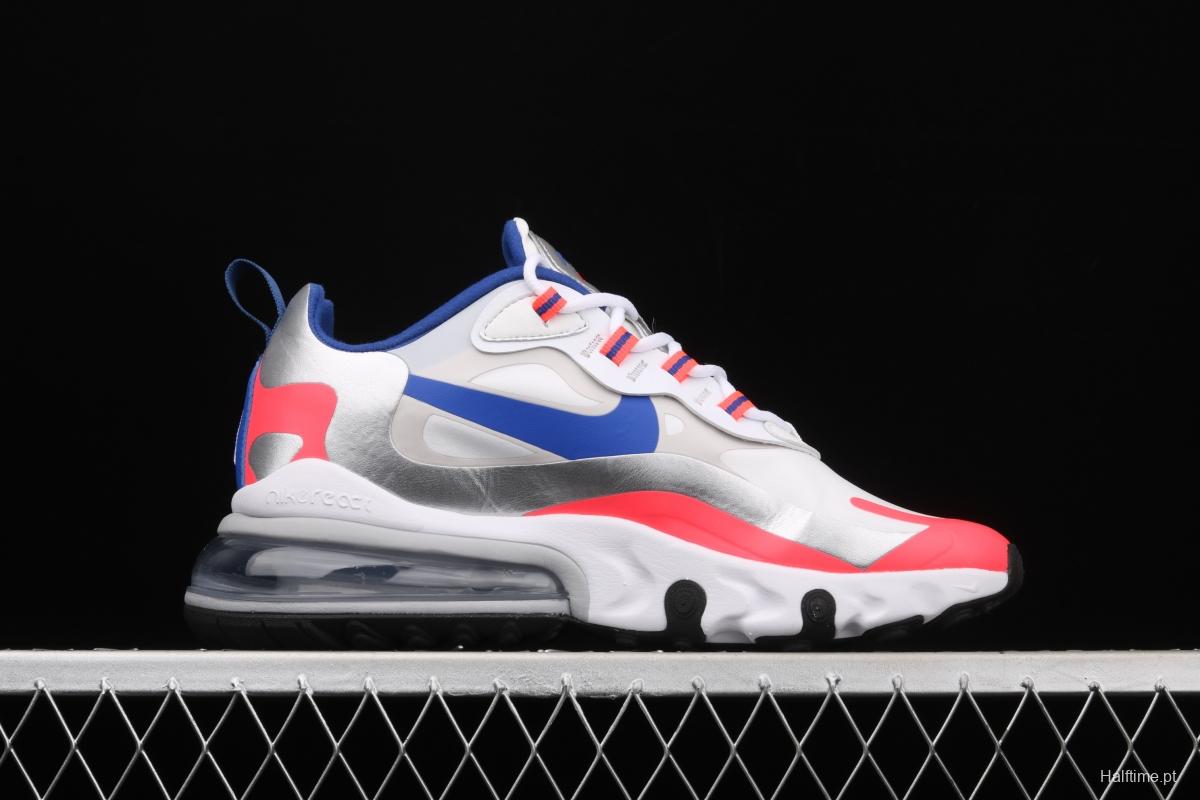 NIKE Air Max 270React new high-frequency mesh function half-palm air cushion cushioning running cloth shoes CW3094-100