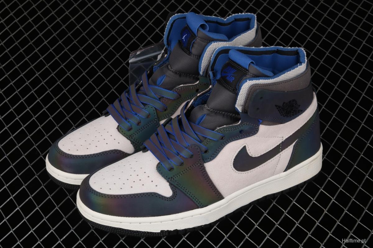 LPL x Air Jordan 1 Zoom Comfort Iridescent joint model League of Legends theme basketball shoes DD1453-001