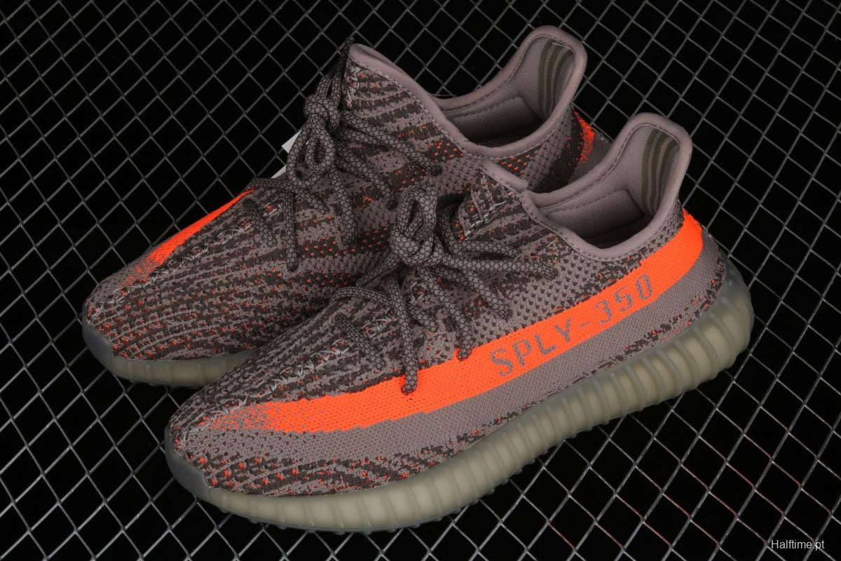 Adidas Yeezy 350V2 Real Boost Basf BB1826 das coconut 350 second generation gray orange BASF popcorn