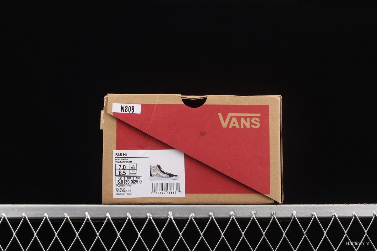 Vans Sk8-Hi Vance Bear Biscuit High Top Leisure Board shoes VN0A4BV8BCM