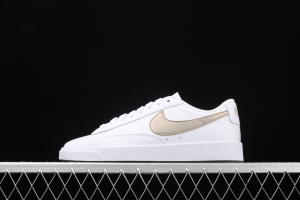 NIKE Blazer Low Prm Trail Blazers Platinum hook low-top skateboard shoes AA3961-103