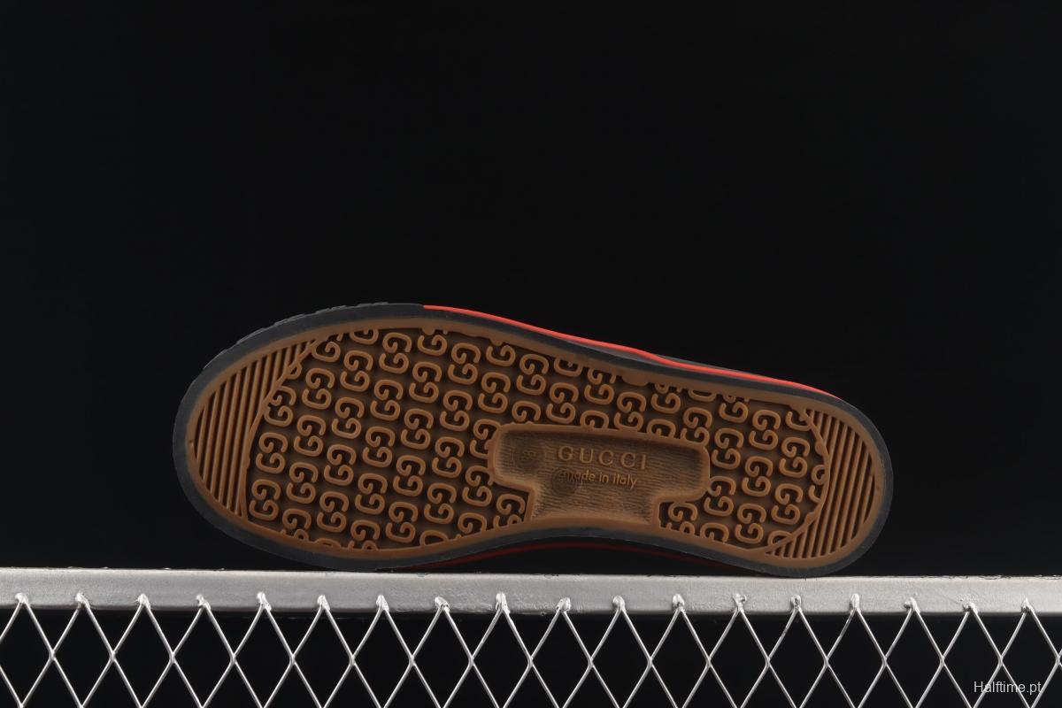 Gucci Tennis 1977 Print Sneaker official website with the same high-top canvas printed retro leisure sports shoes