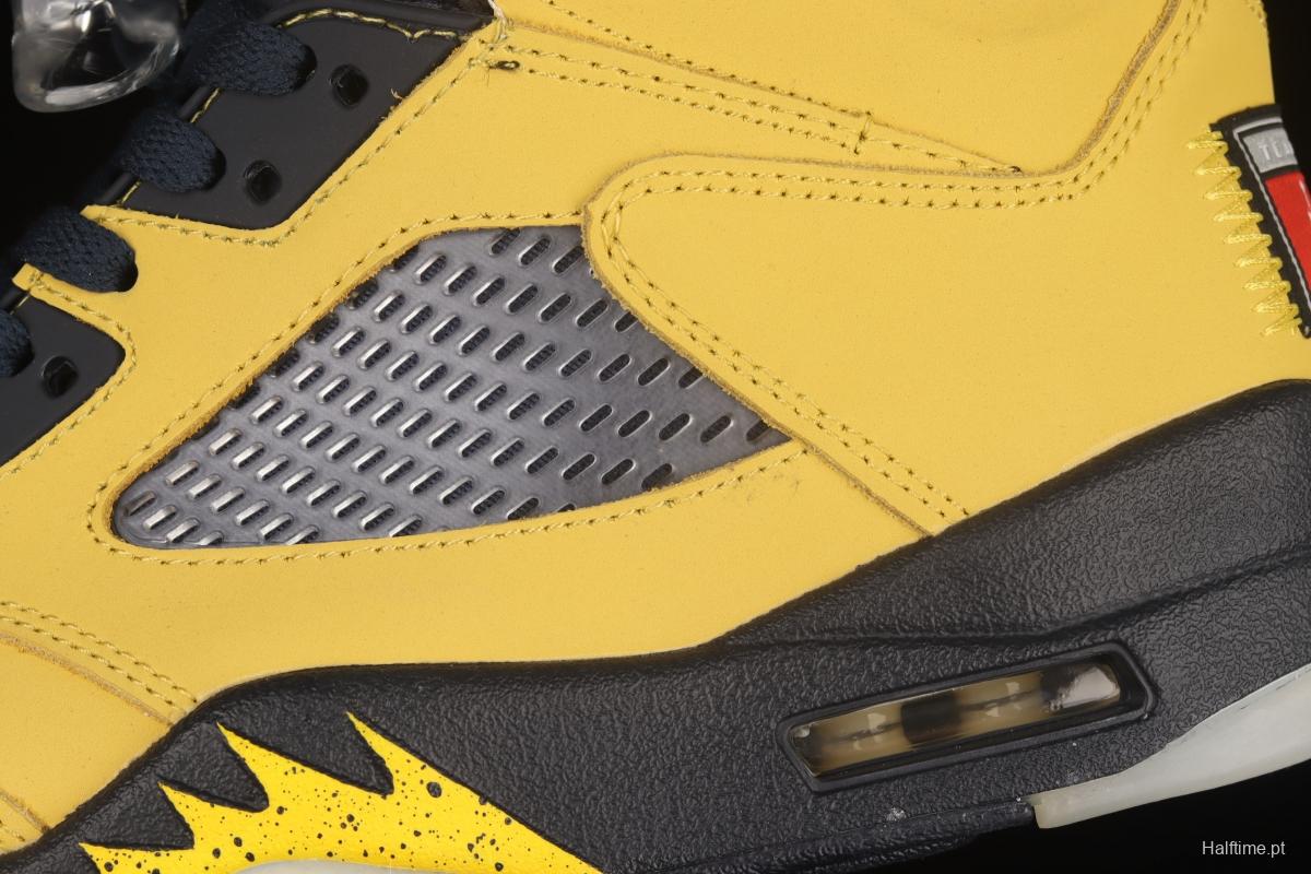 Air Jordan 5 Retro SE Michigan black and yellow 3M reflective Tokyo limited edition CQ9541-704