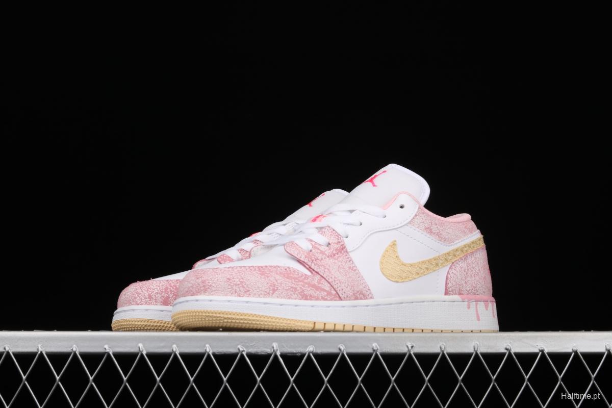 Air Jordan 1 Low GS low-top ice cream low-top basketball shoes CW7104-601