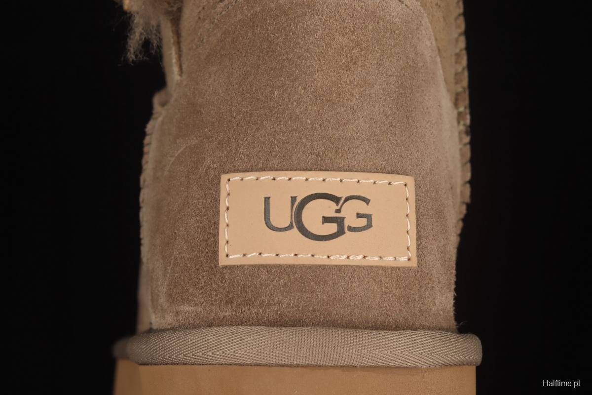 UGG Mini Bailey Button II wooden buckle help outdoor snow boots 1016422