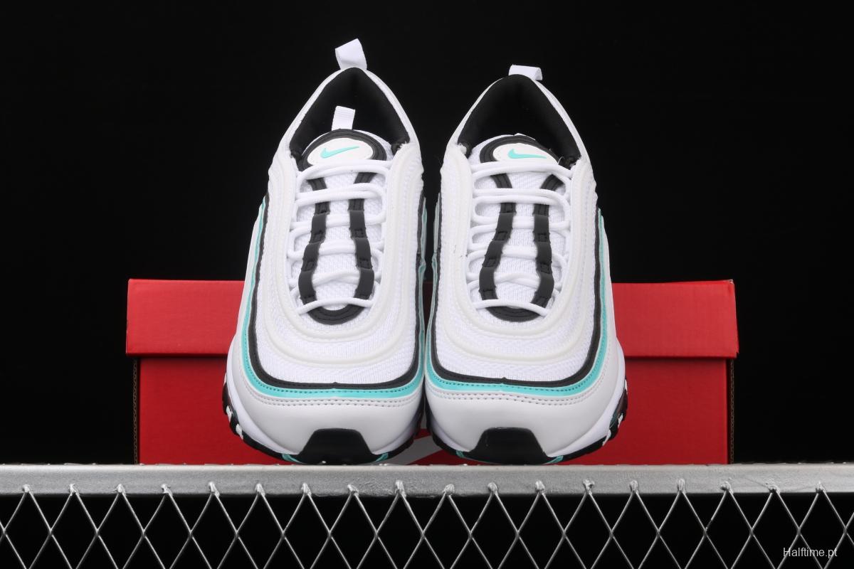 NIKE Air Max 97 White and green bullet air cushion running shoes CZ3574-130