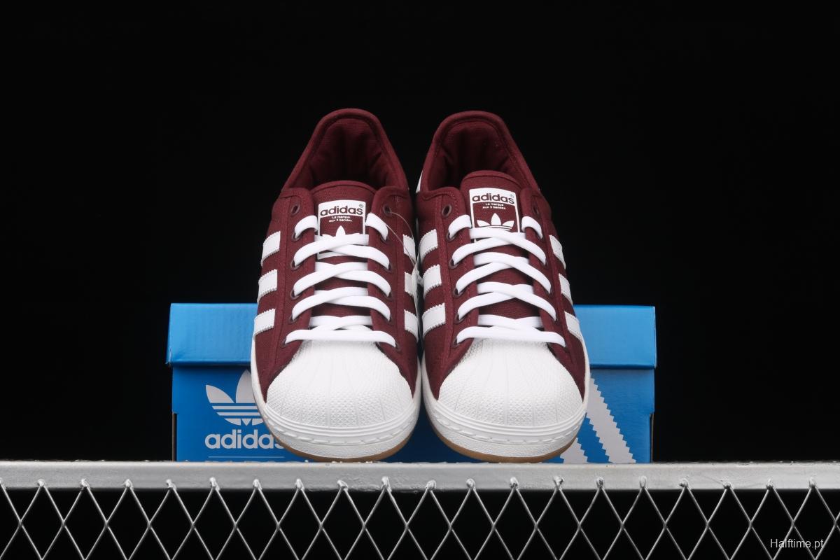 Adidas Originals Superstar S82573 shell head canvas breathable casual board shoes