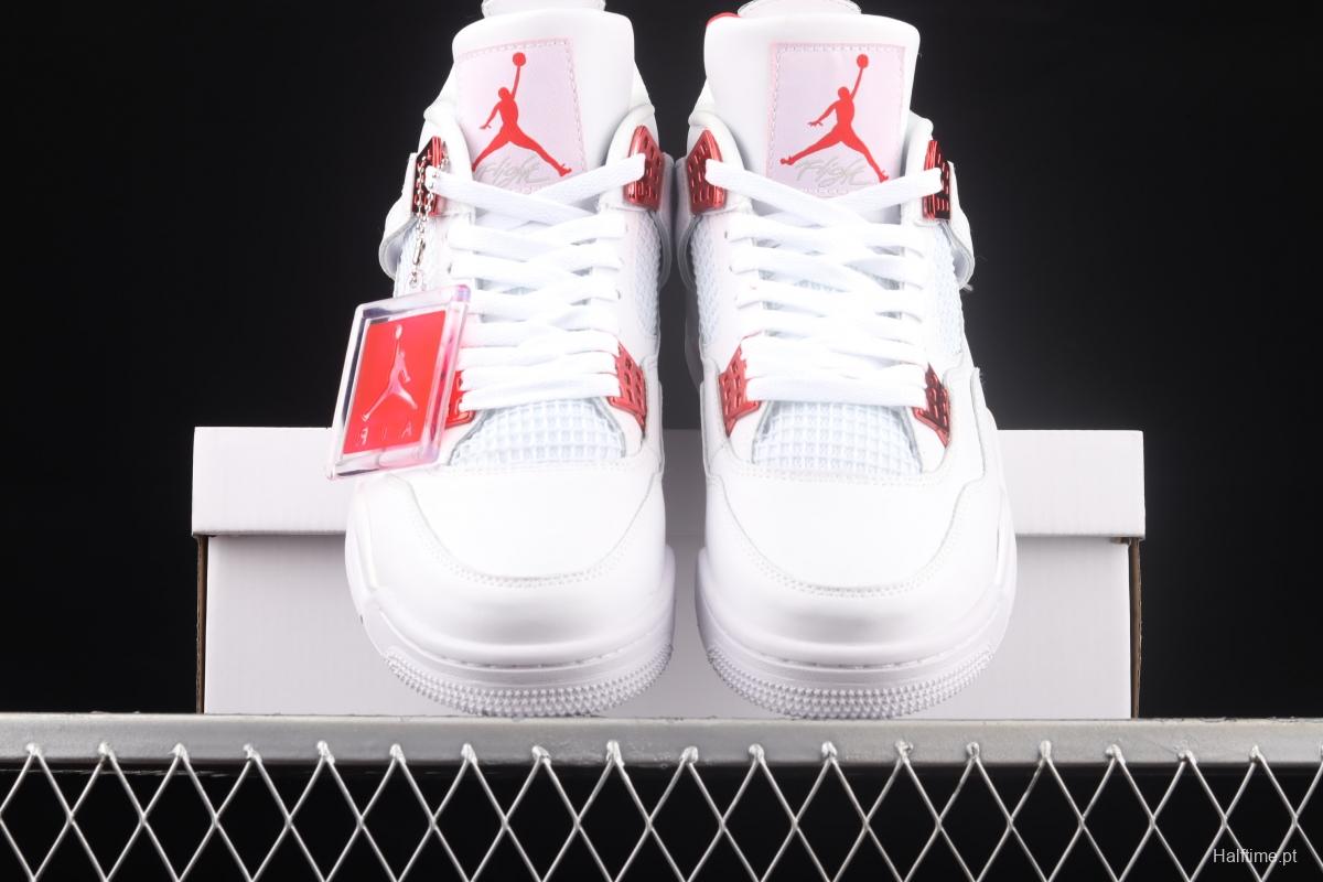 Air Jordan 4 Red Metallic White and Red CT8527-112