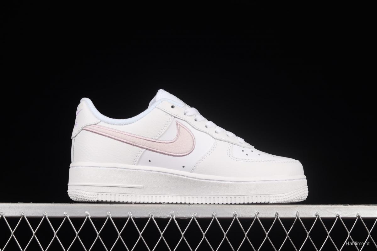 NIKE Air Force 1x 07 Low white light purple hook low top casual board shoes DN5056-100