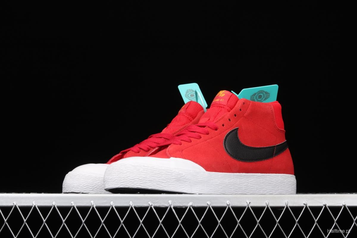 NIKE SB Blazer Zoom Mid XT trailblazer middle side sports leisure skateboard shoes 876872-607