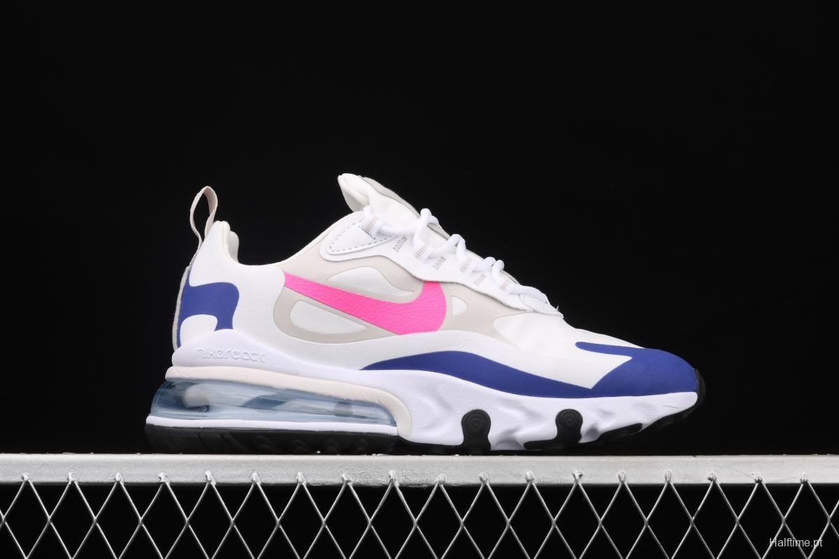 NIKE Air Max 270React new high-frequency mesh function half-palm air cushion running shoes CU7833-101