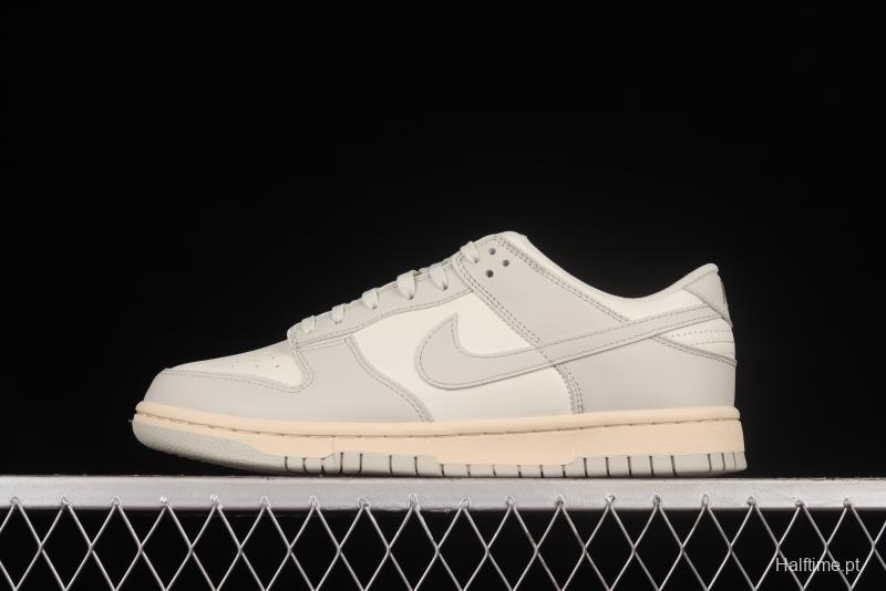 NIKE DUNK Low Bone White Color Matching SB Buckle Backboard Fashion Casual Sneakers DD1503-107