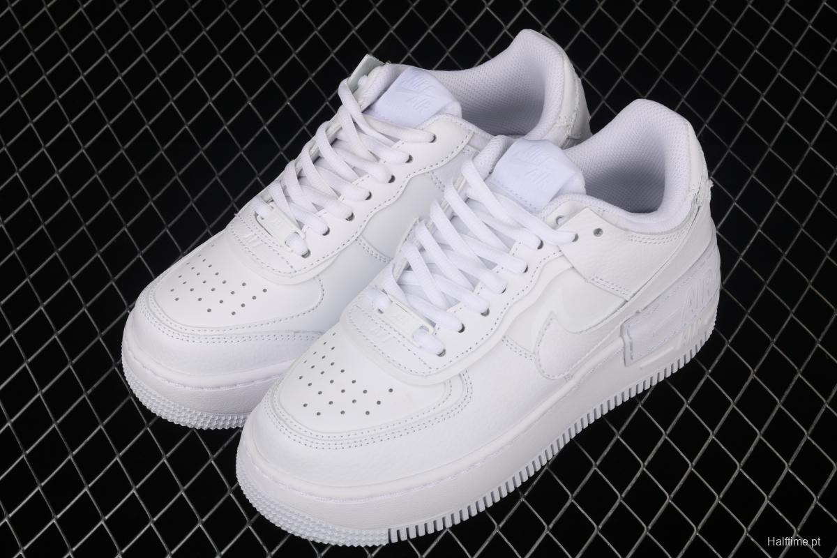 NIKE Air Force 1 ShAdidasow light weight heightened low-top board shoes CI0919-100