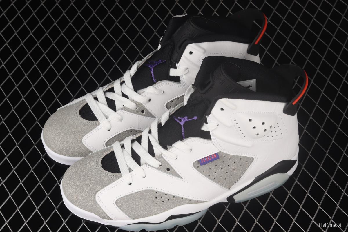 Air Jordan 6 FLINT flint ultraviolet basketball shoes CI3125-100