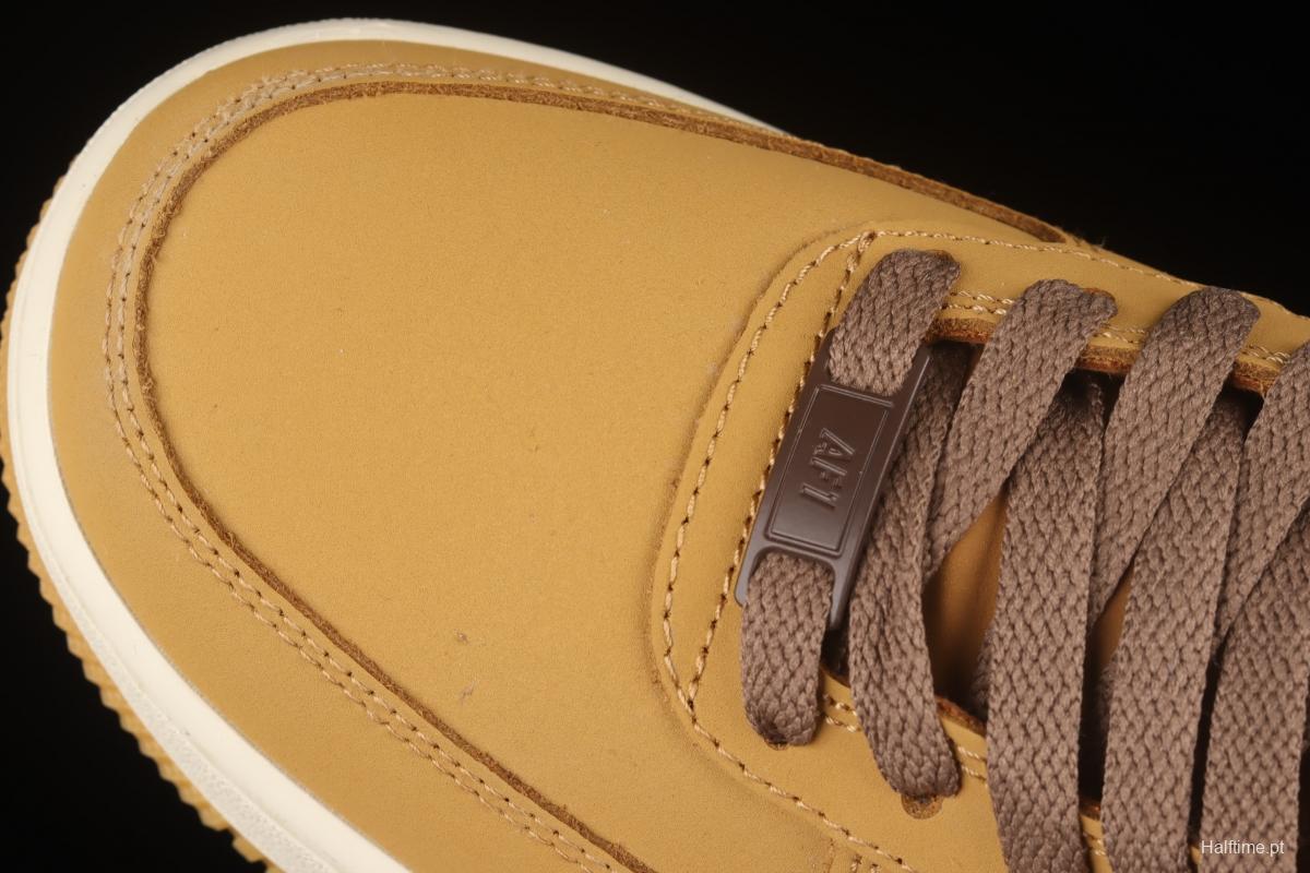 NIKE Air Force 1o07 Low wheat low-top casual board shoes 309652-721