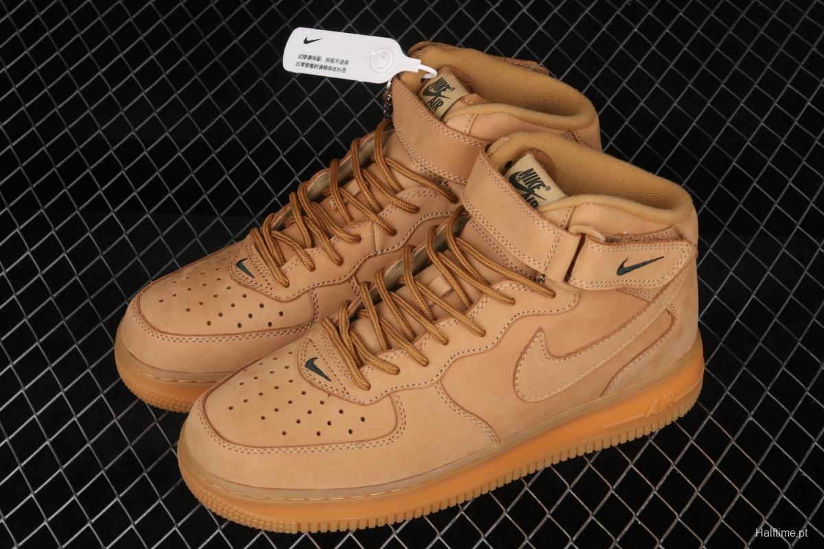 NIKE Air Force 1 Mid'07 Prm QS helps wheat color 715889-200