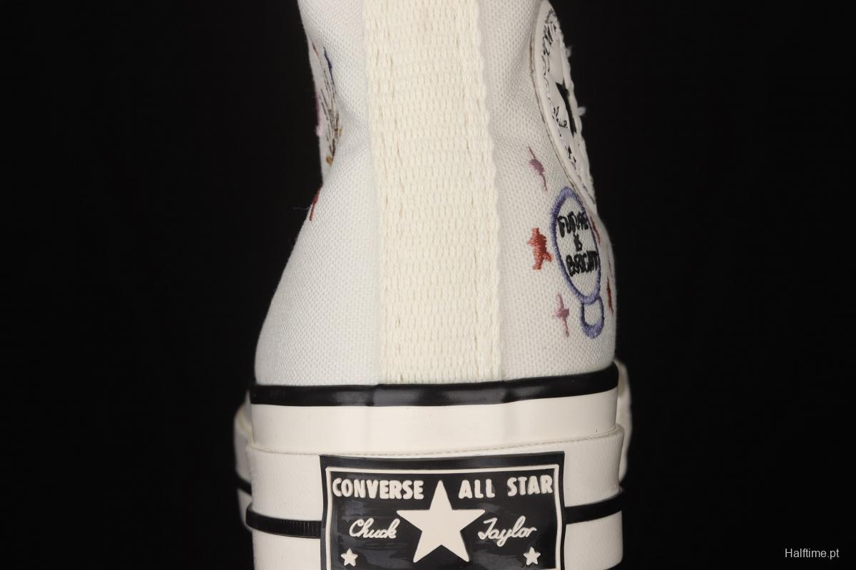 Converse Chuck 70 embroidered Star High Top Leisure Board shoes 572431C