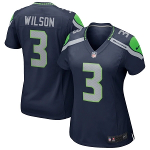 Women's Russell Wilson Navy Player Limited Team Jersey