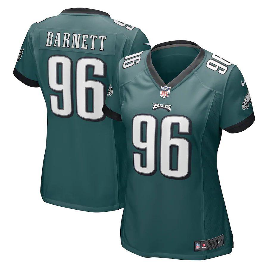 Women's Derek Barnett Midnight Green Player Limited Team Jersey