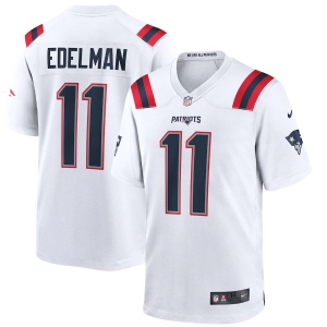 Men's Julian Edelman White Player Limited Team Jersey