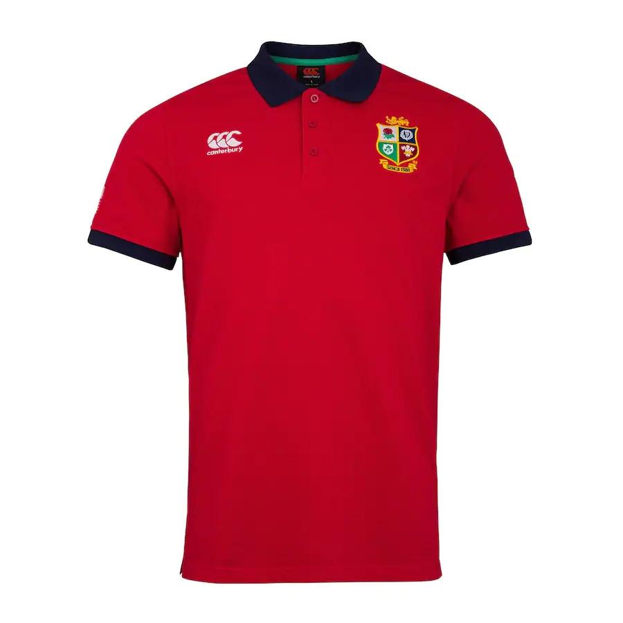 British &amp; Irish Lions Mens Home Nations Polo Shirt - Red