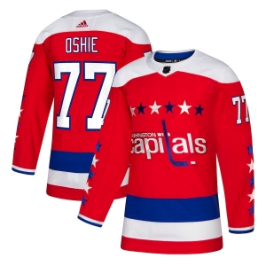 Women's TJ Oshie Red Alternate Player Team Jersey