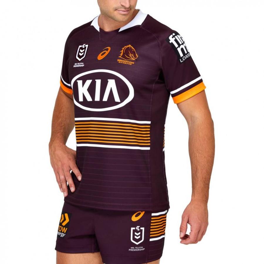 Brisbane Broncos 2021 Men's Home Rugby Jersey