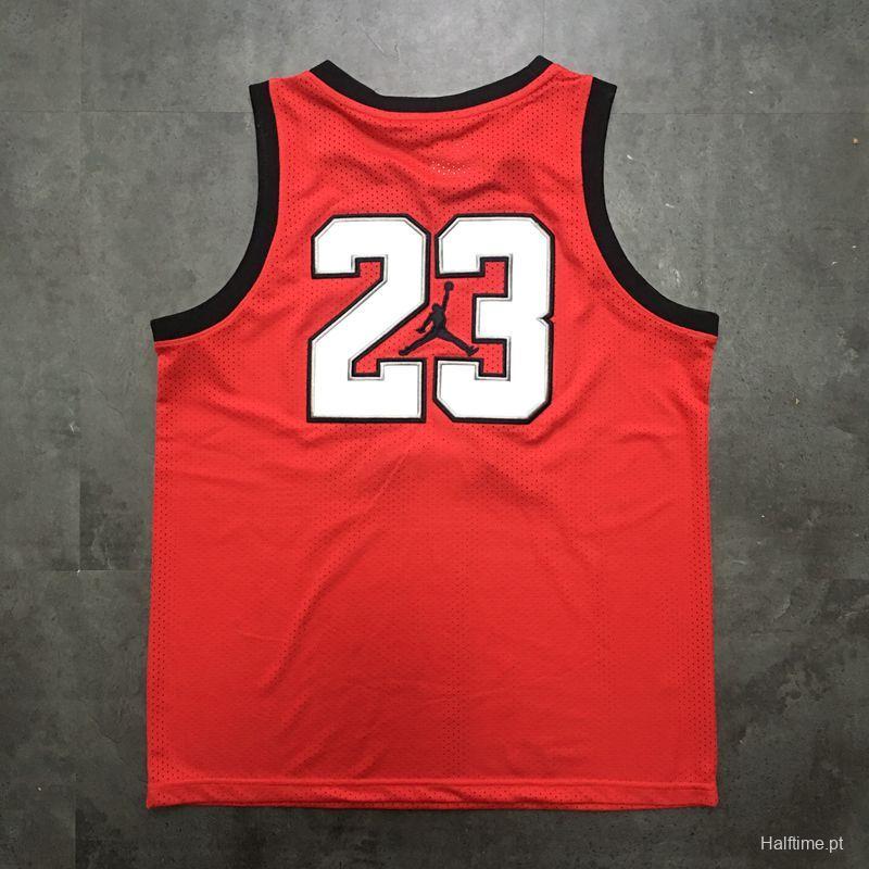 Men's Michael Jordan Red Retro Classic Team Jersey