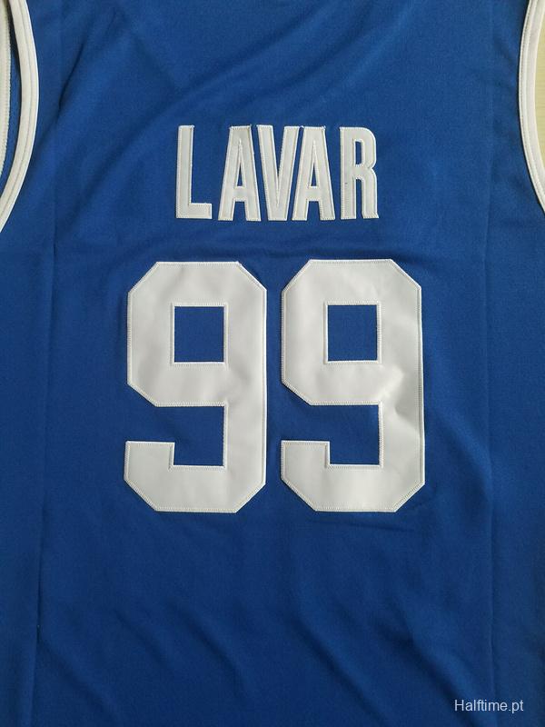 Lavar Ball 99 Lithuania Vytautas Blue Basketball Jersey