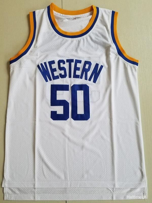Shaq Neon Boudeaux Western University Basketball Jersey Blue Chips Movie