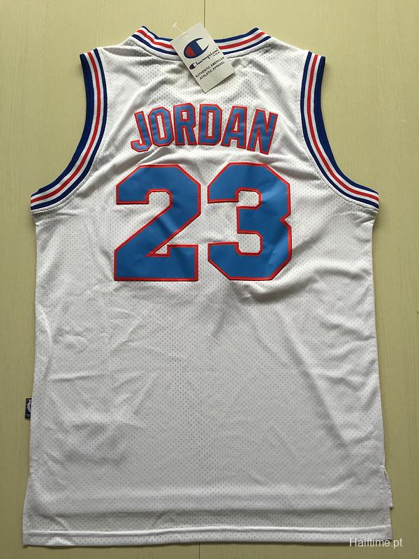 Michael Jordan 23 Movie Edition White Basketball Jersey Kit