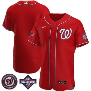 Men's Red 2019 World Series Champions Alternate Authentic Team Jersey