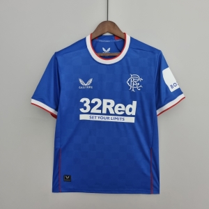 22/23 Rangers home Soccer Jersey