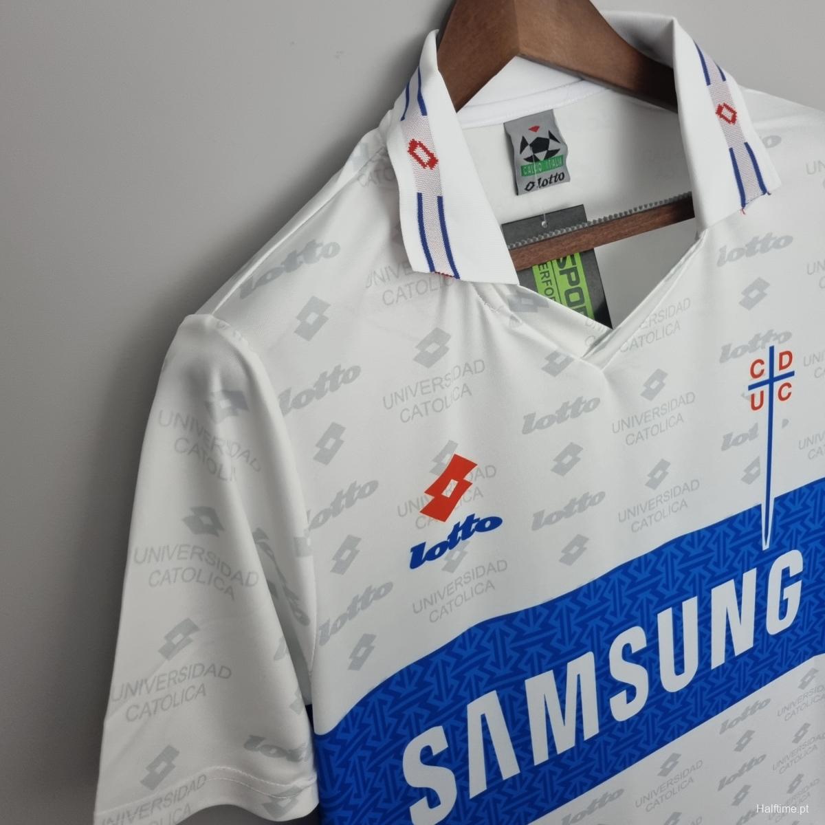 Retro 1996 Deportivo Universidad Católica Third away Soccer Jersey