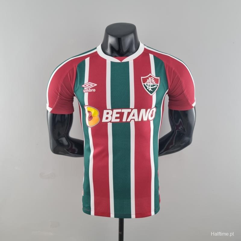 Player Version 22/23 Fluminense Home  Soccer Jersey