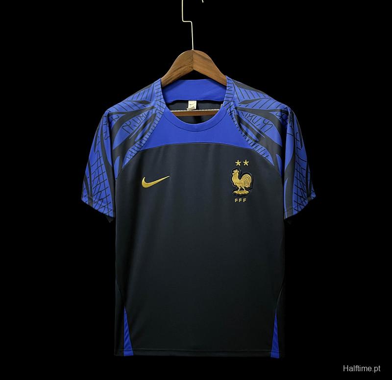 22/23 French Royal Blue Pre-match Training 