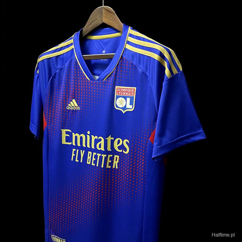 22/23 Lyon 3rd Away Soccer Jersey