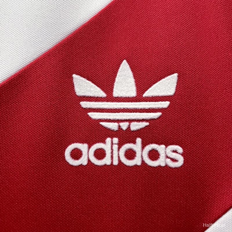 Retro 1986 River Plate Home Soccer Jersey