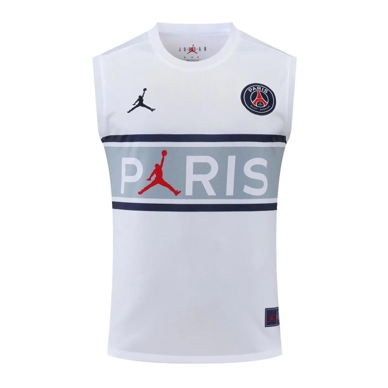 22/23PSG White Grey BArsenal Pre-match Training Jersey Vest