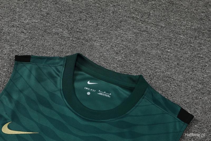 22/23 Liverpool Dark Green Pre-match Training Jersey Vest